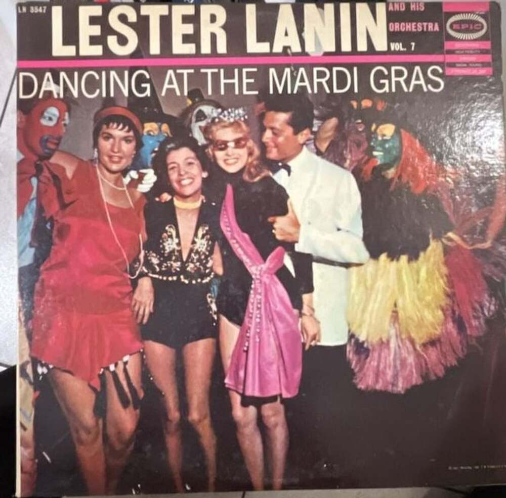 Lester Lanin And His Orchestra Dancing At The Mardi Gras Vol. 7 Vinyl LP Record
